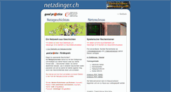 Desktop Screenshot of netzdinger.ch